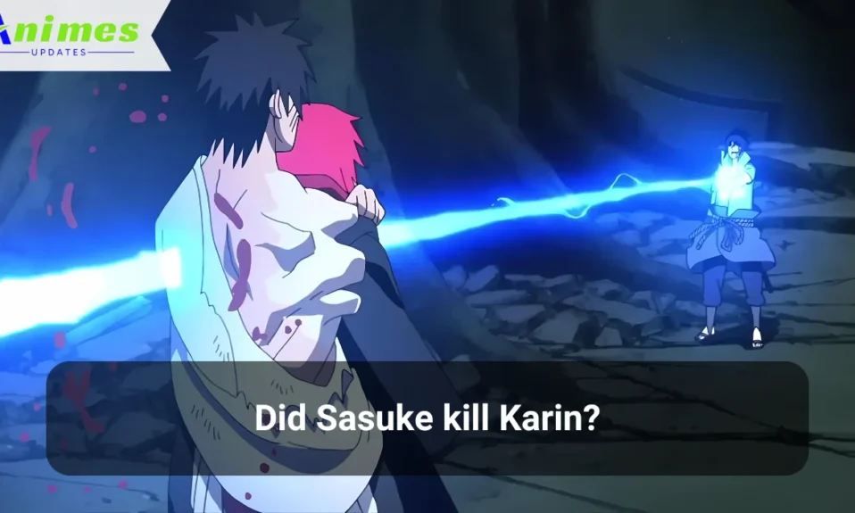 Did Sasuke kill Karin