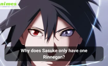 Why does Sasuke only have one Rinnegan
